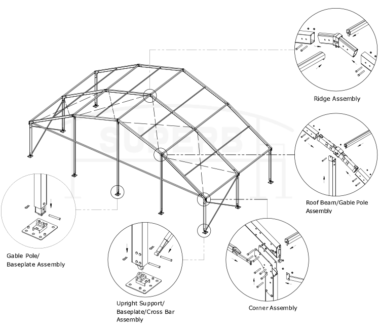 Luxury Wedding Polygon Tent Marquee