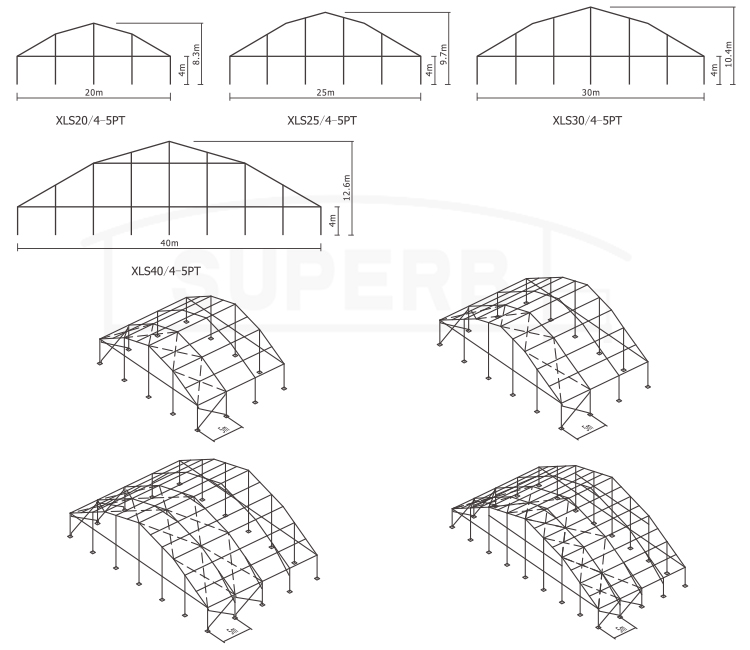 Tent for big party event