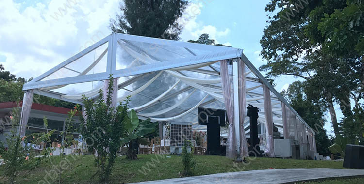9m clear span transparent party tent [WS series]