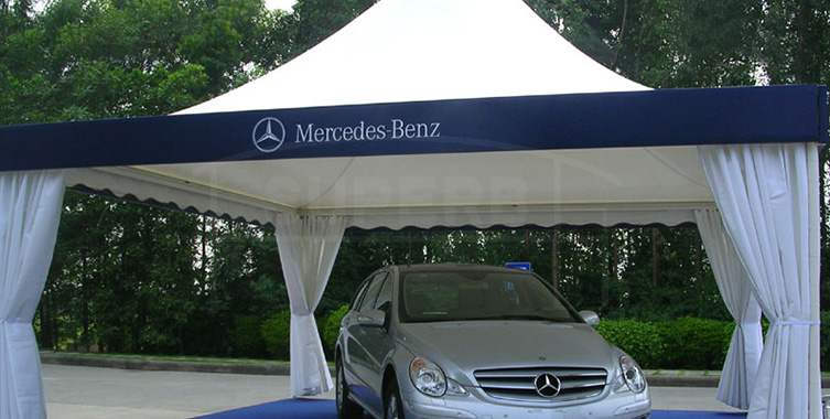 Pagoda tent for Car Show