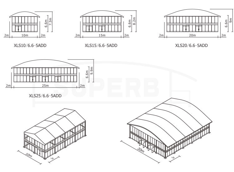 Decker Tent with Arcum Roof