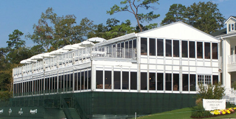 Double Decker Tent with A Frame Roof