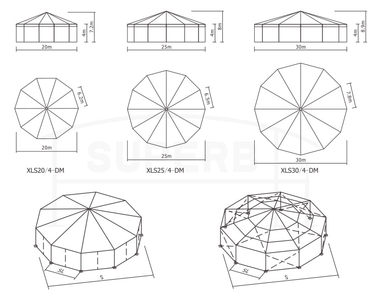 Multi-sided Exhibition Tent