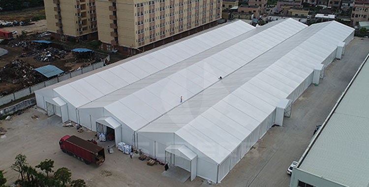 10,000 square meters industrial warehouse tent in Zhongshan