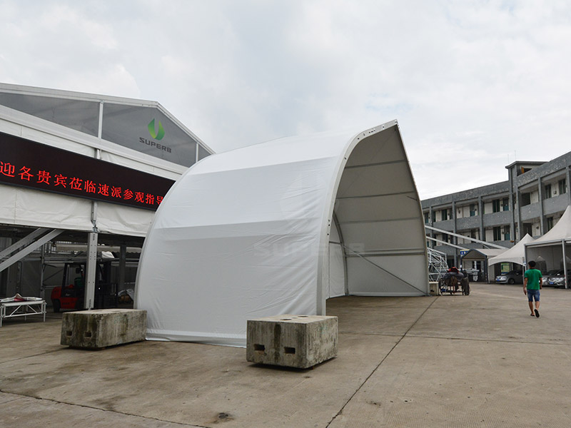 White Outdoor Tent Wedding